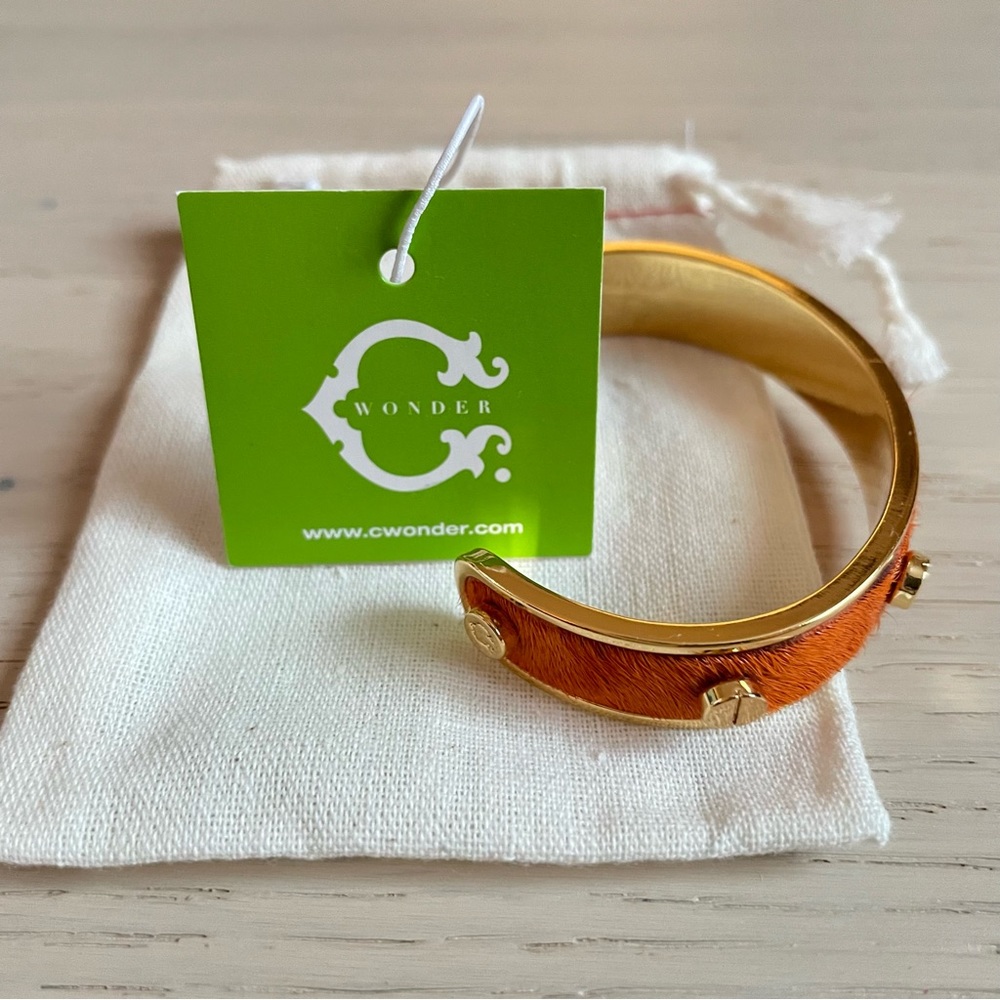 BRAND NEW | C. Wonder | calf hair bangle